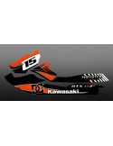 Kit decoration 100% Custom M Orange for Kawasaki STX 15F