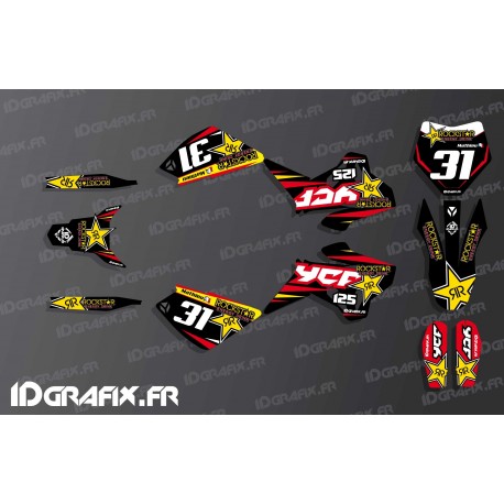 Kit de decoración 100% Personalizado Rockstar - YCF 125 (2007-2015)