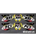 Kit deco number Plate for Suzuki RM/RMZ