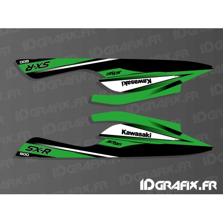 Kit décoration Réplica 2010 pour Kawasaki SXR 800 SS sous coque -idgrafix