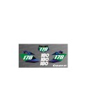 Kit deco 100 % Personalitzat Número de Placa WRF + número de joc
