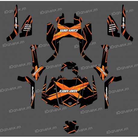 Kit décoration Feature Edition (Orange) - IDgrafix - Can Am Outlander G2