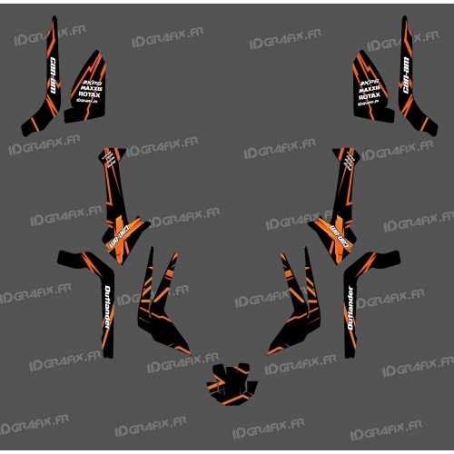 Kit dekor Feature-Edition-Light (Orange)- IDgrafix - Can-Am Outlander G2