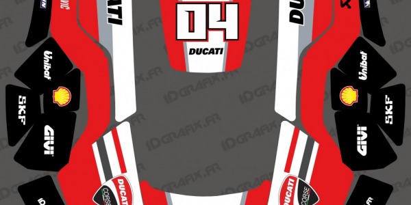 Nuevo kit de decoración Ducati GP para robot Husqvarna Automower