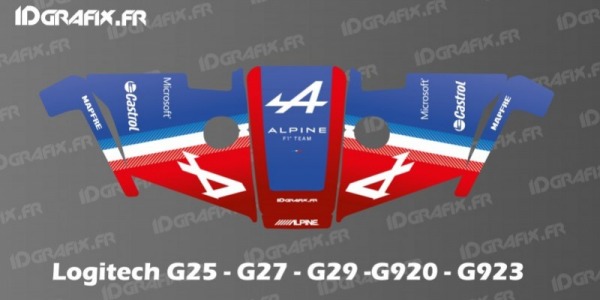 kit autocollant pour volant logitech G25, G27 et G29