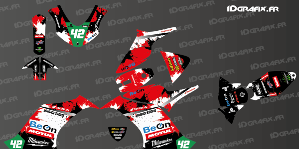 Kit de decoració 100% personalitzat i edició de fàbrica - FSBK Moto 4 - BEON 150